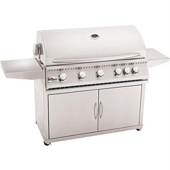 Summerset Sizzler 40-inch 5-burner Freestanding Natural Gas Grill With Rear Infrared Burner - Siz40-ng