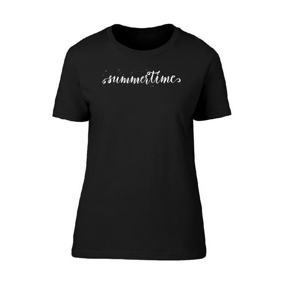 Summertime / Black T-Shirt Women -Image by Shutterstock, Female x-Large