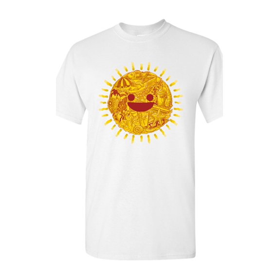 Summertime Happiness Salih Gonenli Artworks Funny DT Adult T-Shirt Tee