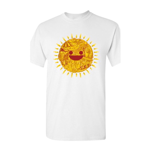 Summertime Happiness Salih Gonenli Artworks Funny DT Adult T-Shirt Tee