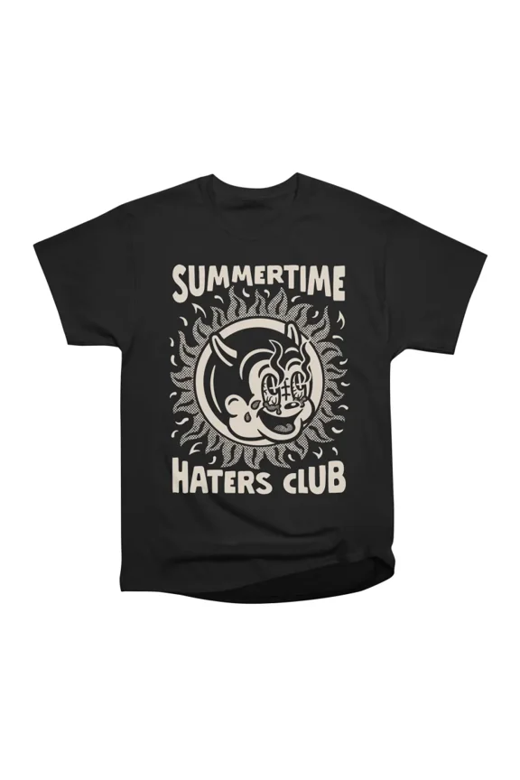 Summertime Haters Club T-Shirt Tee Gift For Him Merch For Her Apparel For Friend