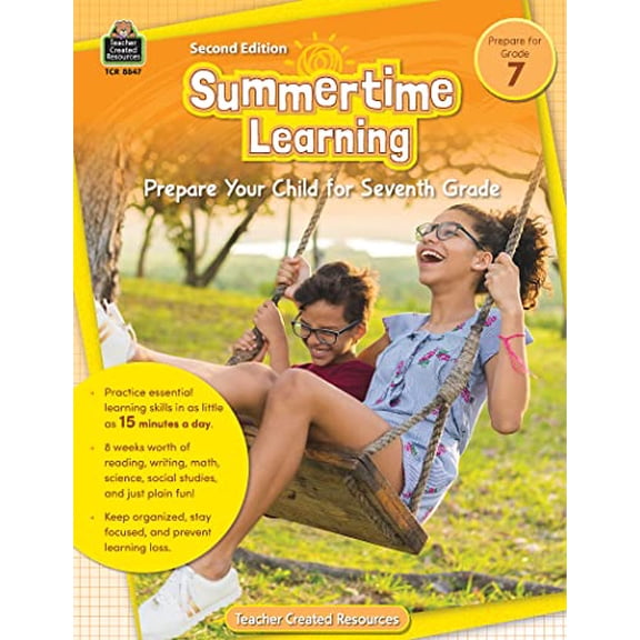 Pre-Owned Summertime Learning, Second Edition (Prep. for Gr. 7) (Paperback) 1420688472 9781420688474