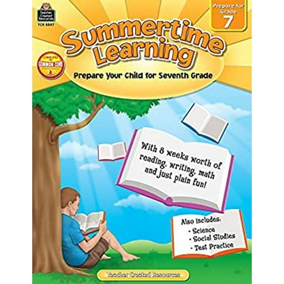 Pre-Owned Summertime Learning Grd 7 (Paperback) 9781420688474