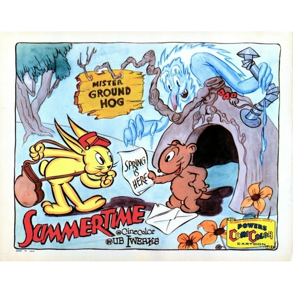 Summertime Lobbycard For Ub Iwerks Cartoon 1935. Movie Poster Masterprint (14 x 11)