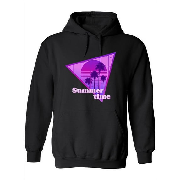 Summertime Vaporwave Hoodie Women -Image by Shutterstock, Female x-Large