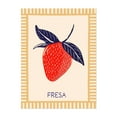 thumbnail image 1 of Summervibes - Fresa - Illustration Fruit Kitchen Decor Botanical Minimalist Pop Art Unframed Wall Art Print 16 x 20 inches, 1 of 4