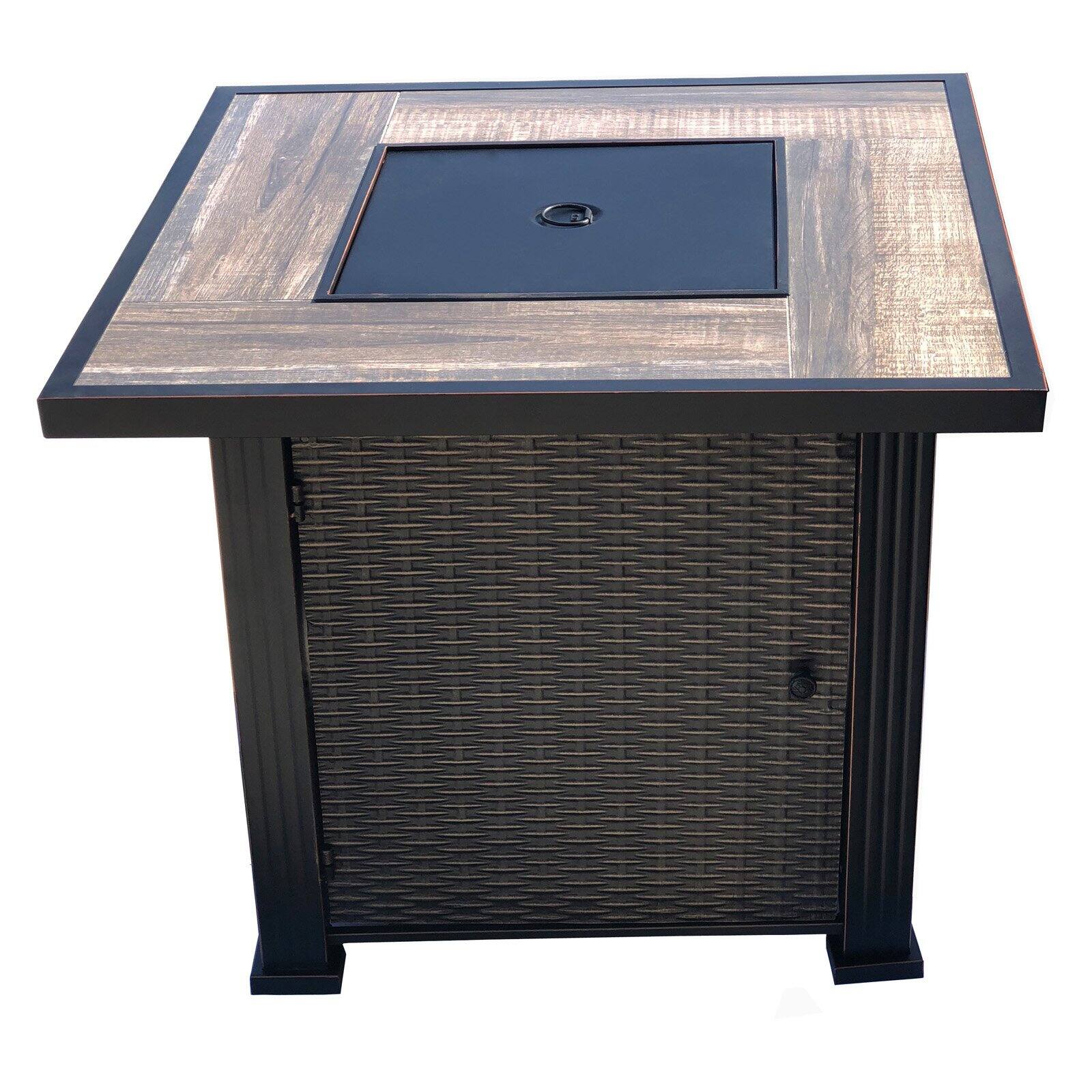 Summerville Montey 30 in. Gas Fire Pit Table