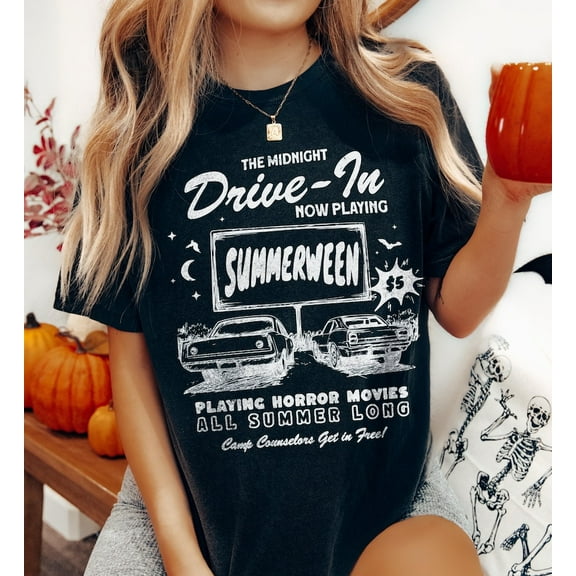 Summerween Drive-In T-shirt | Summerween T-Shirt.