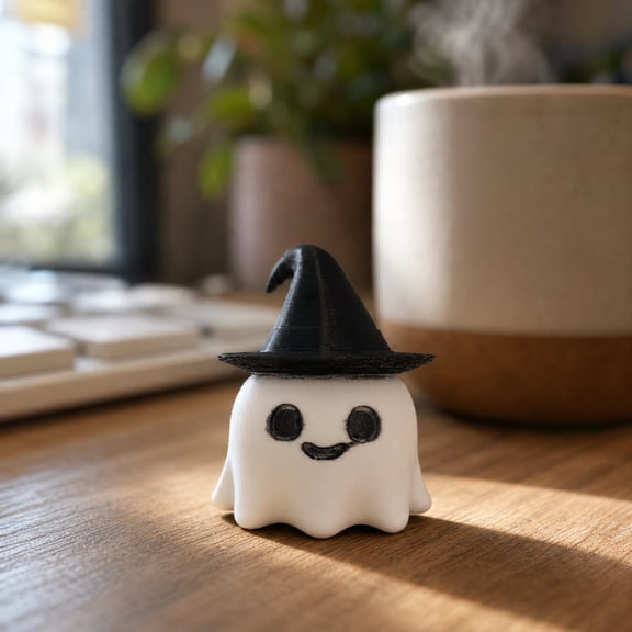 Summerween Ghost Figure Decor, Resin 2 Inch Beach Pool Party Decoration Cute Kawaii Spooky Summer Halloween Hawaii Gift Decor Funny Ghost Statue Tabletop Indoor Outdoor Home, A