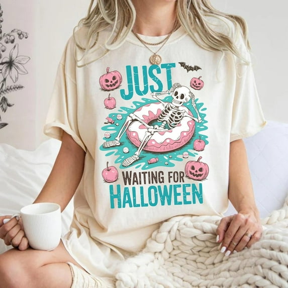 Summerween Halloween Shirt, Spooky Beach Vibes Shirt, Funny Halloween in Summer Shirt, Retro Girly Shirt, Halloween Shirt TH070627