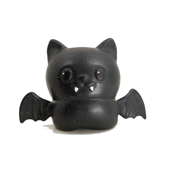 Summerween Jumbo Squishy Bat Halloween Squishy, Soft Squeezable Bat Stress Relief Squishy, Black Bat Desk Decor, Seasonal Halloween Collectible Squishy