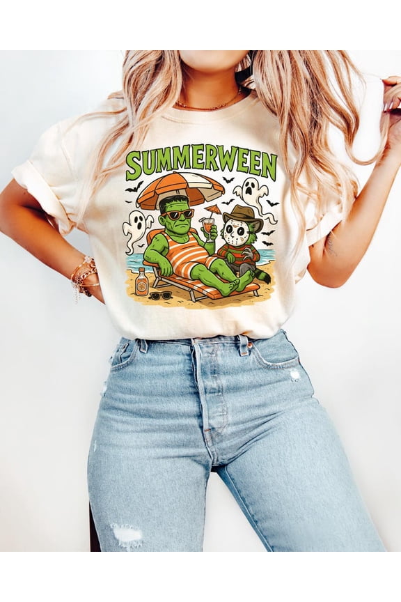 Summerween Shirt, Funny Summer-ween Tshirt, Summerween Shirt, Spooky Summer Tee, Halloweener Gift TH070602