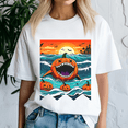 thumbnail image 1 of Summerween Shirt, Summer Halloween TShirt, Cute Spooky Ghost Tee, Halloween Shirt, Halloween Gift, Ghost Beach , Pumpkin Spooky Season ,Summerween Vibes, 1 of 5