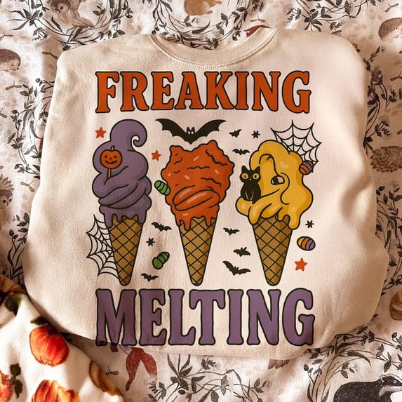 Summerween Sweatshirt, Spooky Summer Halloween Pullover, Skeleton Pumpkin Crewneck, Summer Horror Themed Shirt, Halloween Apparel