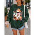 thumbnail image 1 of Summerween Sweatshirt, Tropical Halloween Ghost Crewneck, Beach Spooky Season Pullover, Cute Ghost Palm Tree Womens Sweatshirt, 1 of 5