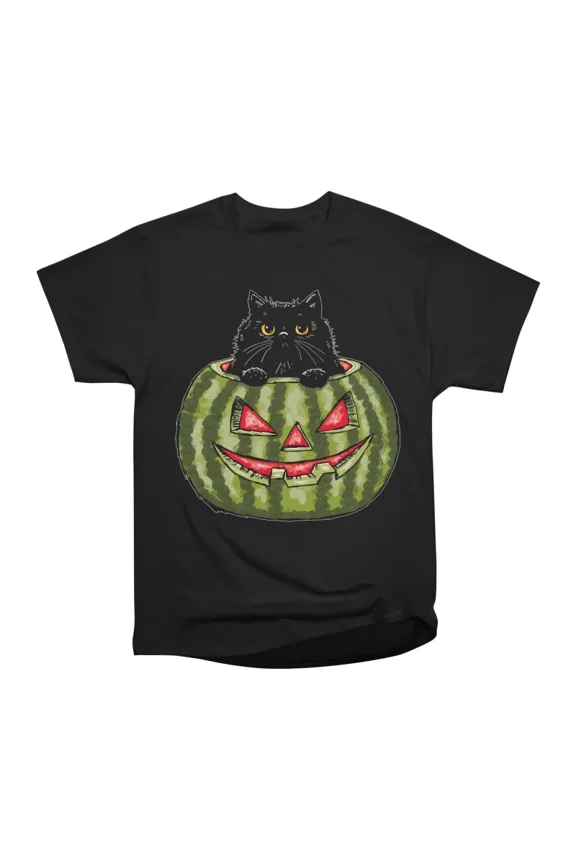 Summerween Watermelon Kitty T-Shirt Tee Gift For Him Merch For Her Apparel For Friend