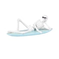 thumbnail image 1 of Summerween Whimsical Surfing Skeleton Figurine Compact Halloween Tabletop Garden Decor For Beach House Patio Decorations, 1 of 7