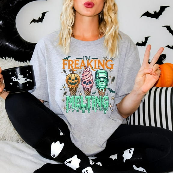 Summerween tshirt Summer Halloween t-shirt Beach shirt Summer tee Halloween lover trendy womens tee pumpkin spooky season graphic shirt
