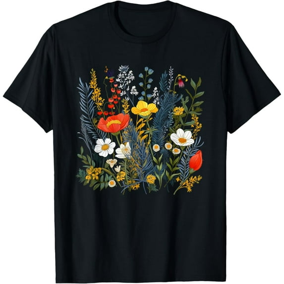 Summery colorful wild Flower for Flowers and Herbs Lovers T-Shirt, F781 Sweatshirt All Size S-5XL