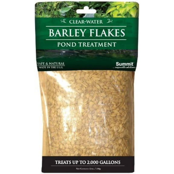Summit 1150 Clear-Water Barley Flakes Pond Treatment, Treats up to 1000-Gallons