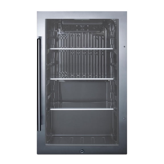 Summit 19-Inch 3.1 Cu. Ft. ADA Compliant Shallow Depth Outdoor Compact Beverage Cooler - SCR1932BADA