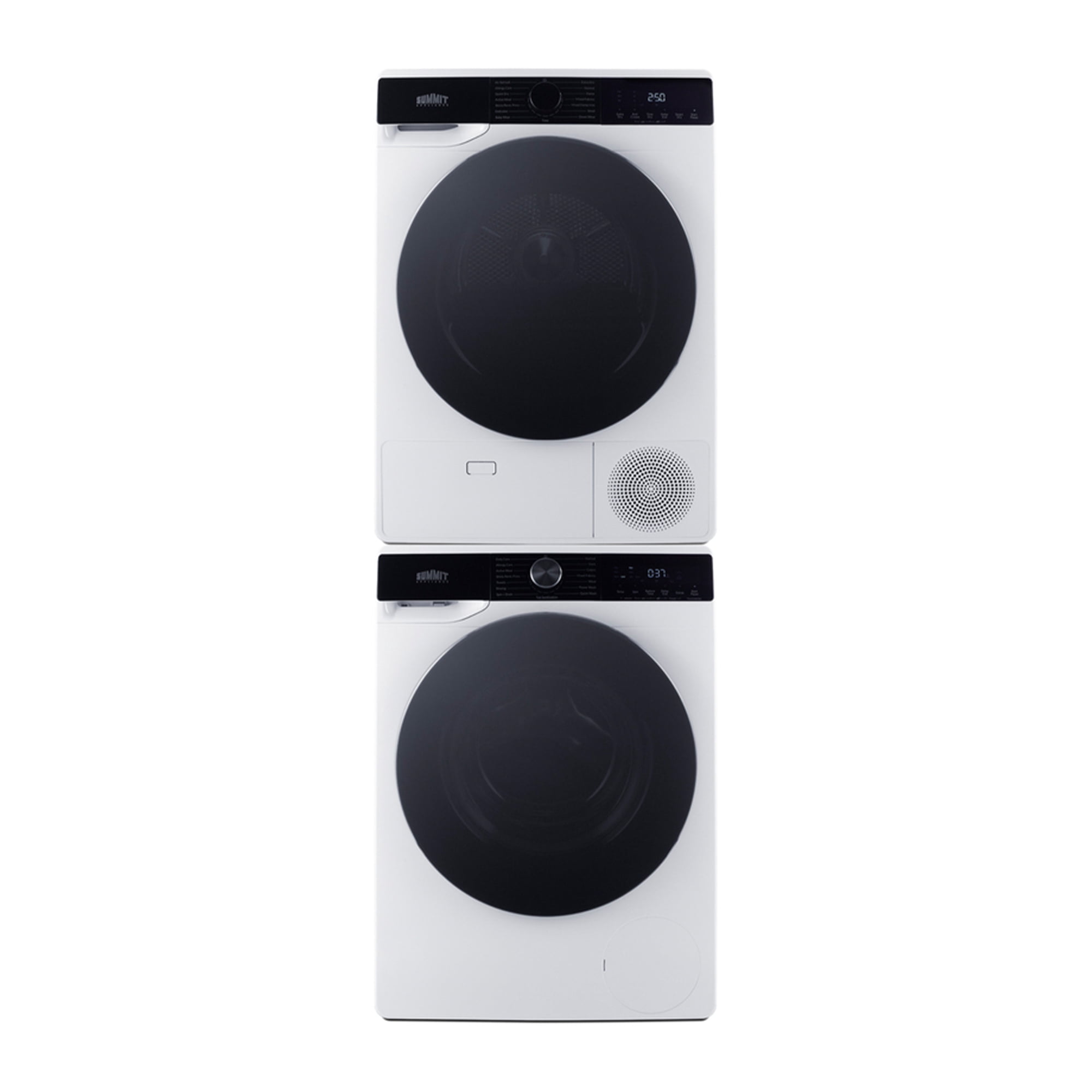 Summit 2.26 cu.ft. Washer & 4.1 cu.ft. Heat Pump Dryer Combo, ENERYSTAR Certified, Washer-Dryer Set, White - SLS3434W