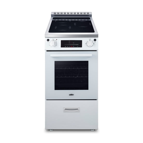 Summit 20 Inch Induction Range, 2.09 cu. ft. Oven, 3 Elements, ENERGY STAR, Stainless Steel - REN20W2