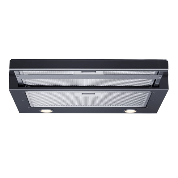 Summit 20 Recirculating Range Hood, Retractable, Black- HRTX20B Made in the USA