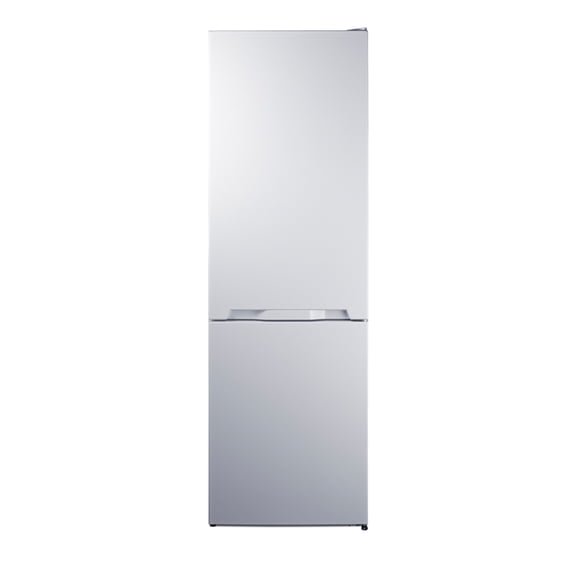 Summit 24" Bottom Freezer Refrigerator, Counter Depth Refrigerator- Freezer, With Ice Maker, White - FFBF121WIM