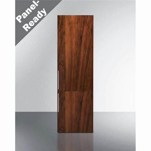 Summit 24" Bottom Freezer Refrigerator, Panel Ready Refrigerator- Freezer, Energy Star- FFBF11NTLHD (Panels not included) (Left Hand Door)