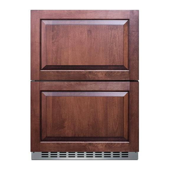 24" wide indoor/outdoor 2-drawer refrigerator-freezer
