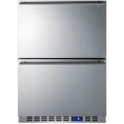 Summit 24-Inch 3.54 Cu. Ft. Double Drawer Compact Freezer