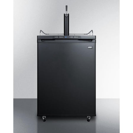 Summit 24-Inch 5.6 Cu. Ft. Freestanding Single Tap Beer Dispenser / Kegerator