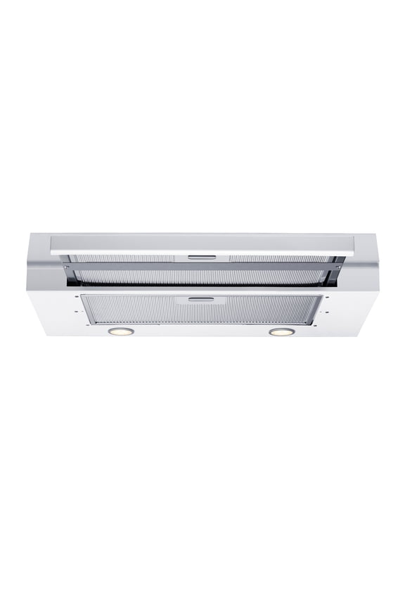 Summit 24 Inch Recirculating Range Hood, Retractable, White - HRTX24W Made in the USA
