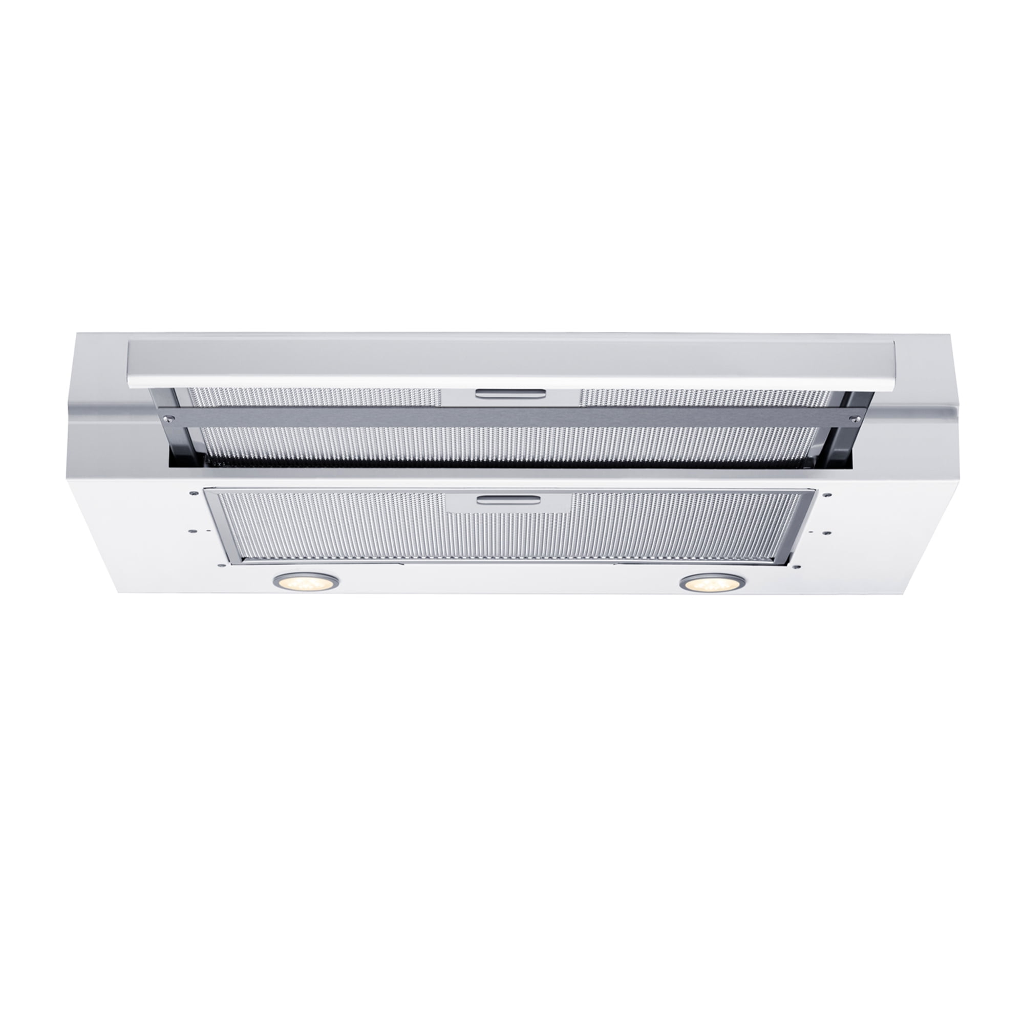 Summit 24 Inch Recirculating Range Hood, Retractable, White - HRTX24WPTC Made in the USA