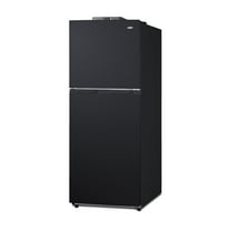 Summit BKRF1087BLHD 24" Wide Break Room Refrigerator-Freezer (Left Hand Door, Black)