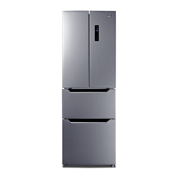 Summit 25" French Door Refrigerator-Freezer, Stainless Steel - FDRD12PL