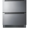 thumbnail image 1 of Summit 27-Inch 4.83 Cu. Ft. 2-Drawer All-Refrigerator, ADA Compliant - Custom Panel - SPR275OS2DADA, 1 of 2