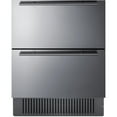 thumbnail image 1 of Summit 27-Inch 4.83 Cu. Ft. 2-Drawer All-Refrigerator - Custom Panel - SPR275OS2D, 1 of 2