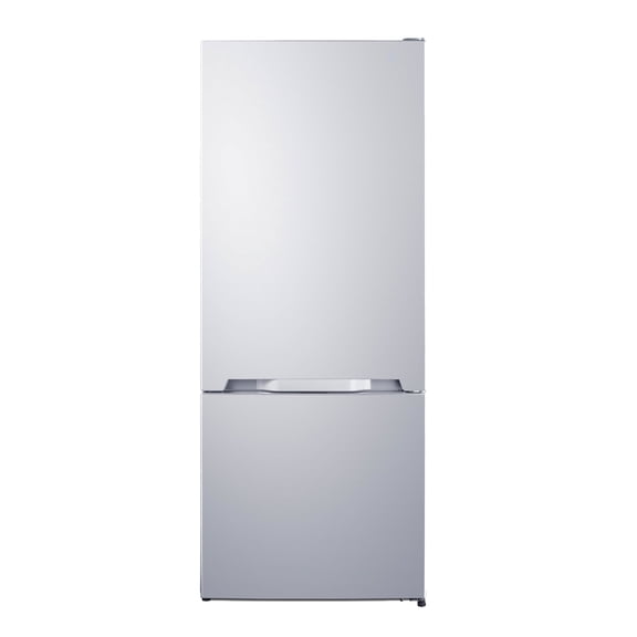 Summit 28" Bottom Freezer Refrigerator, Refrigerator- Freezer, With Ice Maker, White - FFBF151WIM