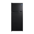 thumbnail image 1 of Summit 28 Inch Refrigerator, Top Mount Freezer, Full Size, With Ice Maker, Black - CTR152BIMLHD (Left Handed Door Swing), 1 of 6