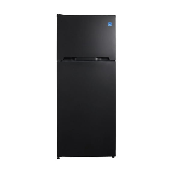 Summit 28 Inch Refrigerator, Top Mount Freezer, Full Size, With Ice Maker, Black - CTR152BIMLHD (Left Handed Door Swing)