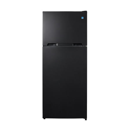 Summit 28 Inch Refrigerator, Top Mount Freezer, Full Size, With Ice Maker, Black - CTR152BIM