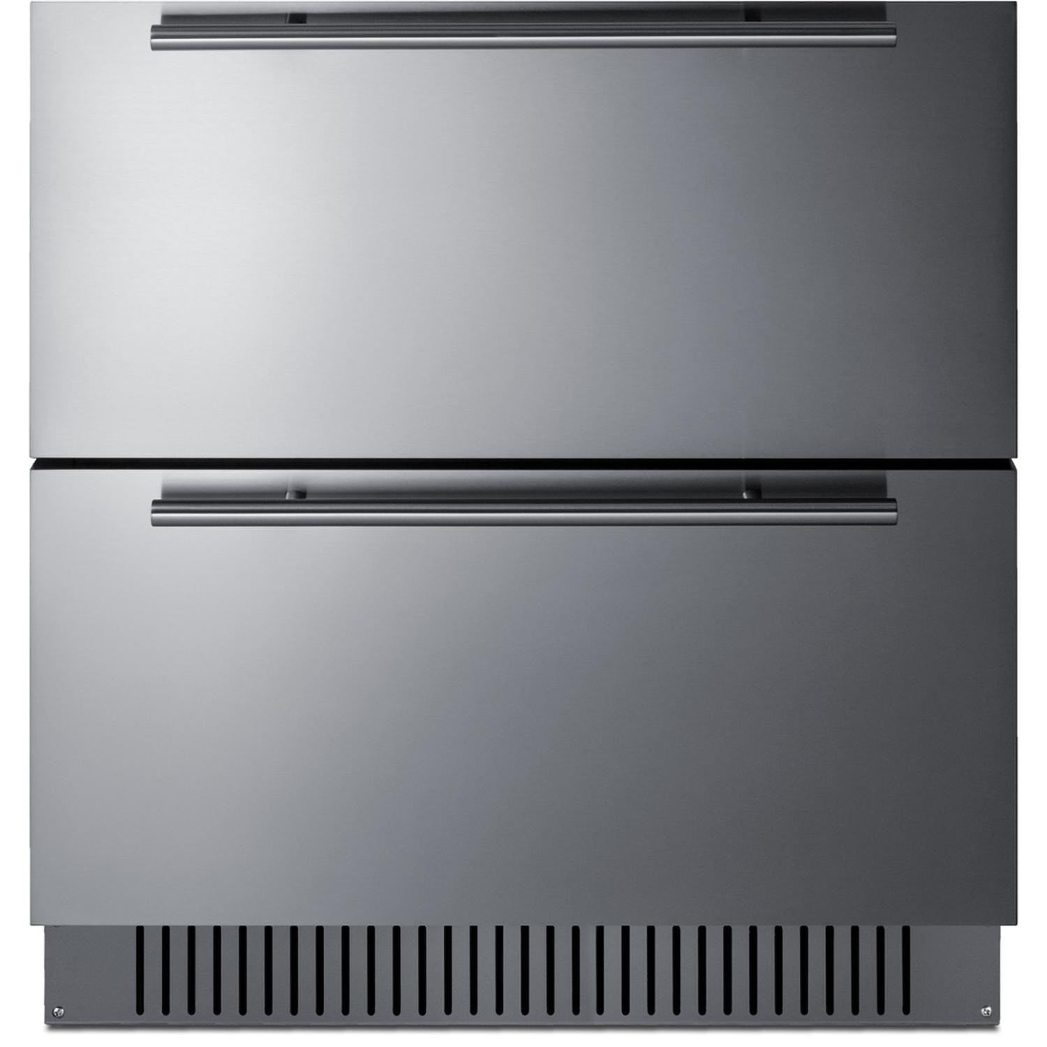 30" wide built-in undercounter ADA height 2-drawer outdoor all-refrigerator