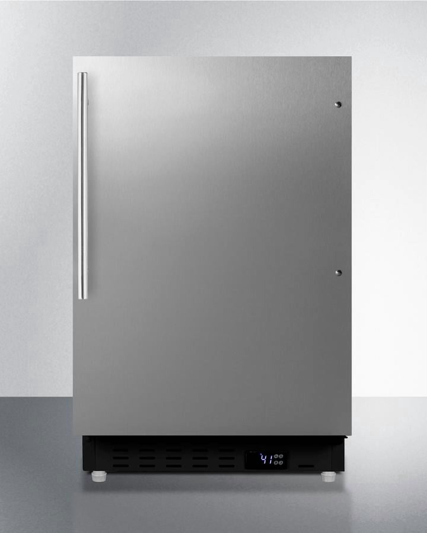 Summit ALR47BCSSHV 20 in. Built-In All-Refrigerator, Stainless Steel