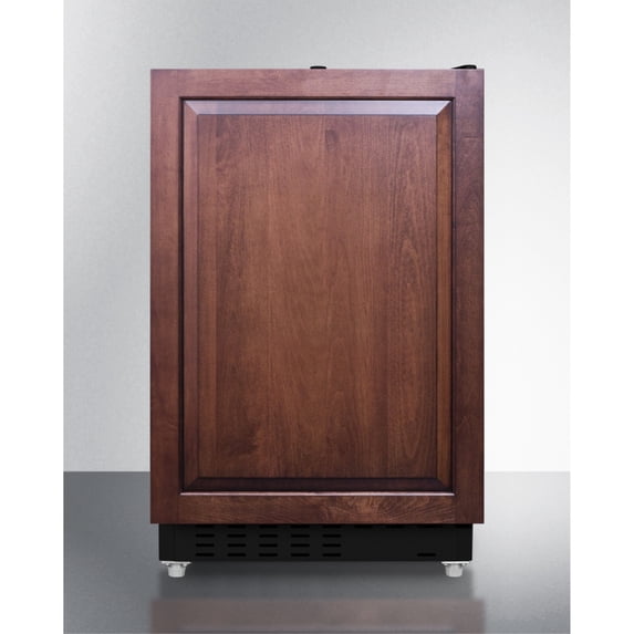 Summit ALRF49BIF 20 in. Built-In Refrigerator Freezer, Panel-Ready & Black