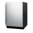 thumbnail image 1 of Summit 24 Inch Under Counter Refrigerator, Commercial or Home, 4.8 cu. ft. capacity, Stainless steel - AL54, 1 of 13