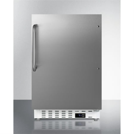Summit Alr46wtb 21 Inches Wide 3.53 Cu. Ft. Compact Freezerless Refrigerator - Stainless Steel
