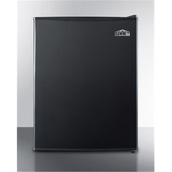 Summit Appliance 19 in. Freestanding Counter Depth Compact Refrigerator, Black