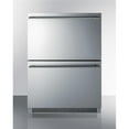thumbnail image 1 of Summit ADRD24 24 Stainless Steel ADA Compliant Drawer Refrigerator with 4.8 cu. ft. Capacity  Outdoor Approved  Frost-Free Operation  Digital Thermostat and LED Lighting, 1 of 5